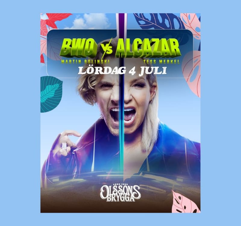 Bild till evenamnget Live på Olssons: BWO vs Alcazar