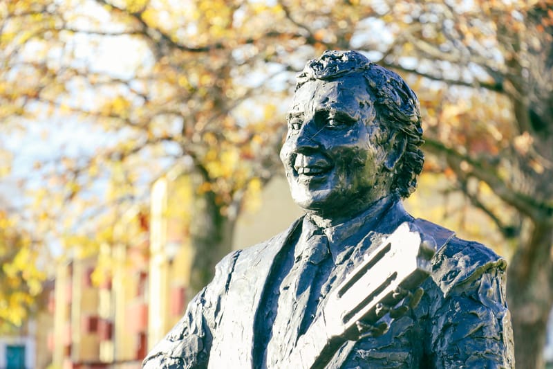 Gunde Johansson statyn