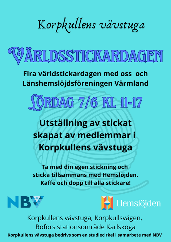 Bild till evenamnget Världsstickardagen