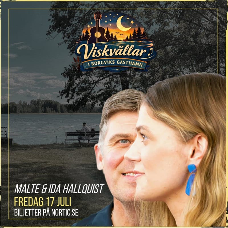 Bild till evenamnget Viskväll i Borgviks gästhamn- Ida och Malte Hallqvist