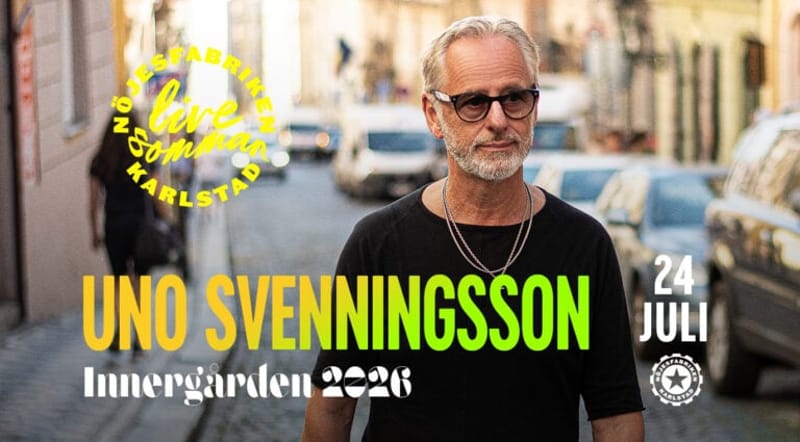 Bild till evenamnget Uno Svenningsson - Live på Innergården