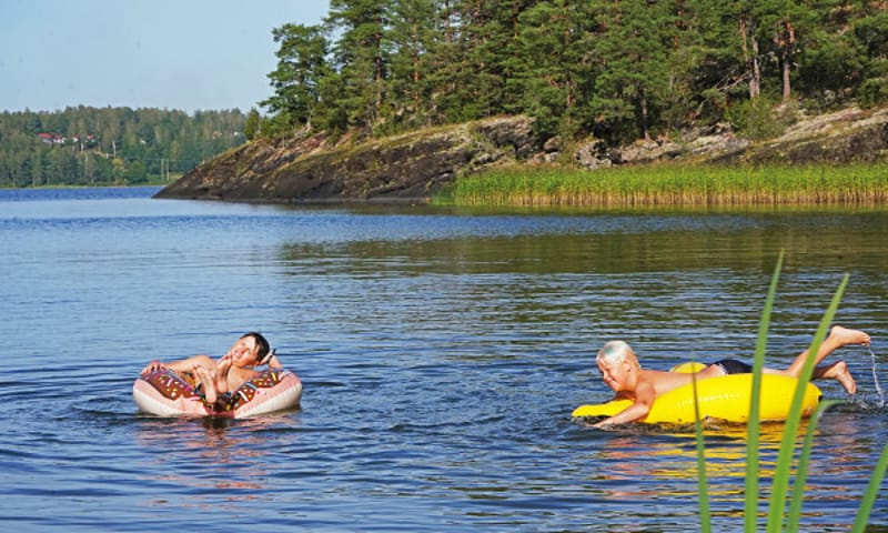 Mickelsön badplats