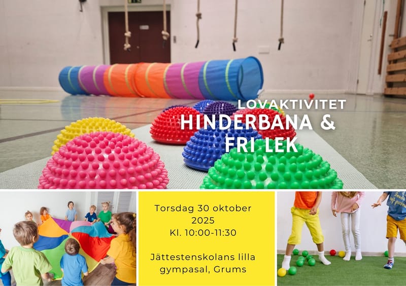 Bild till evenamnget Hinderbana- med Saras hälsoflow