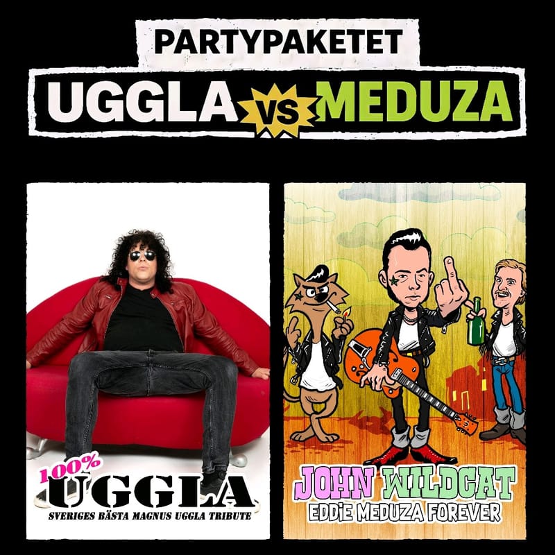 Bild till evenamnget Partypaketet - Uggla vs Meduza