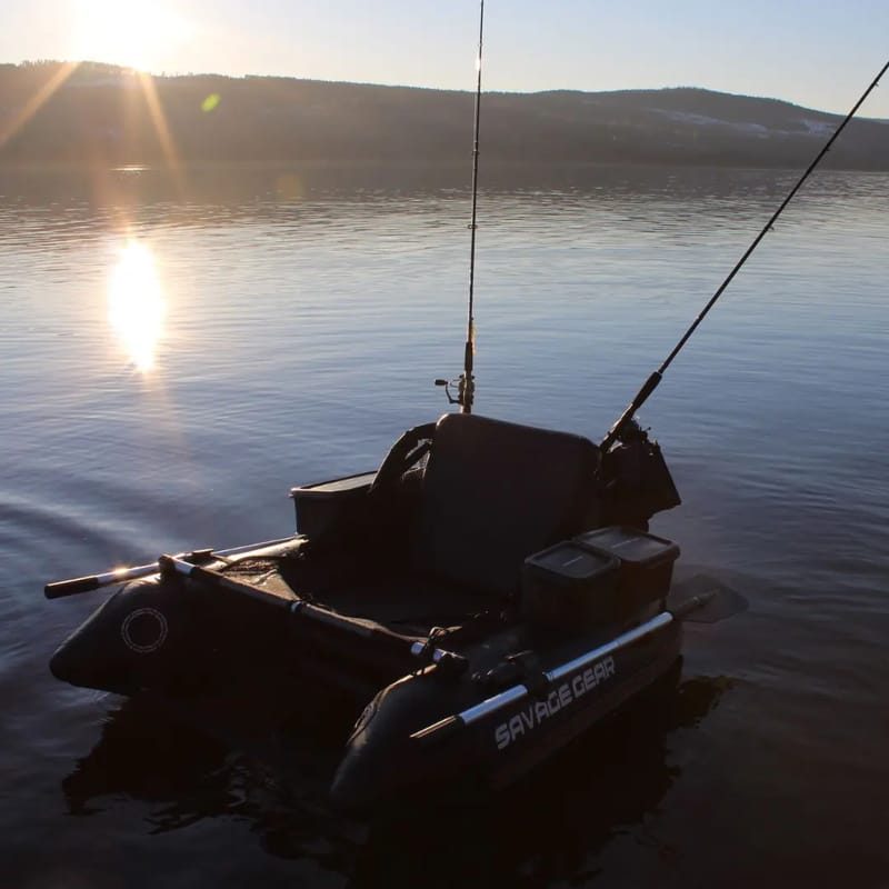 Bellyboat fishing