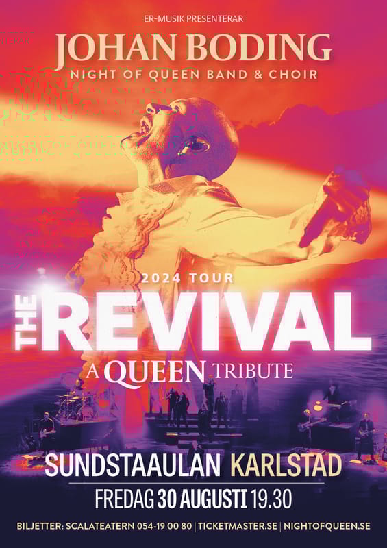 Johan Boding – Night of Queen Band & Choir - The Revival 2024