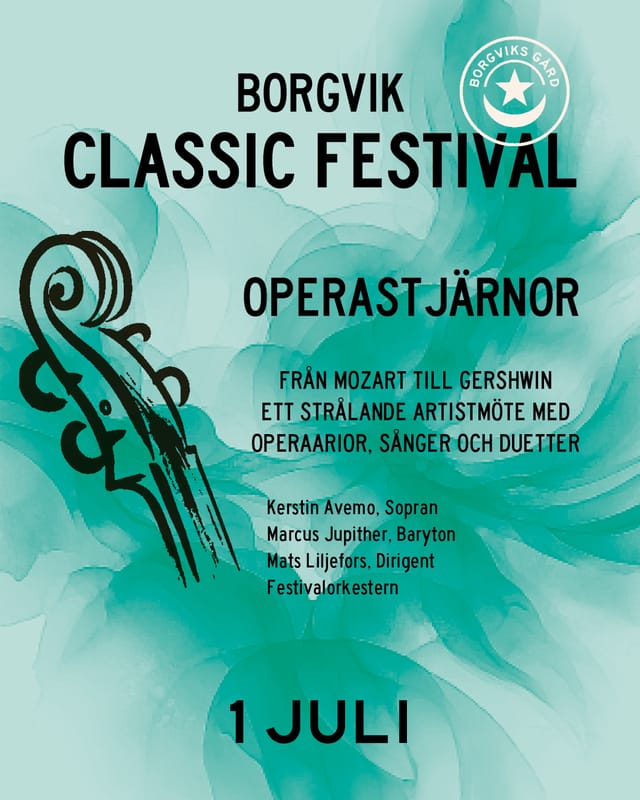 Bild till evenamnget Borgvik Classic Festival 2026- Stjärnmöte i ladan