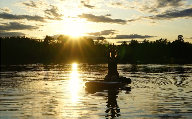 SUP-Yoga,  Arvika Kanot och Turistcenter