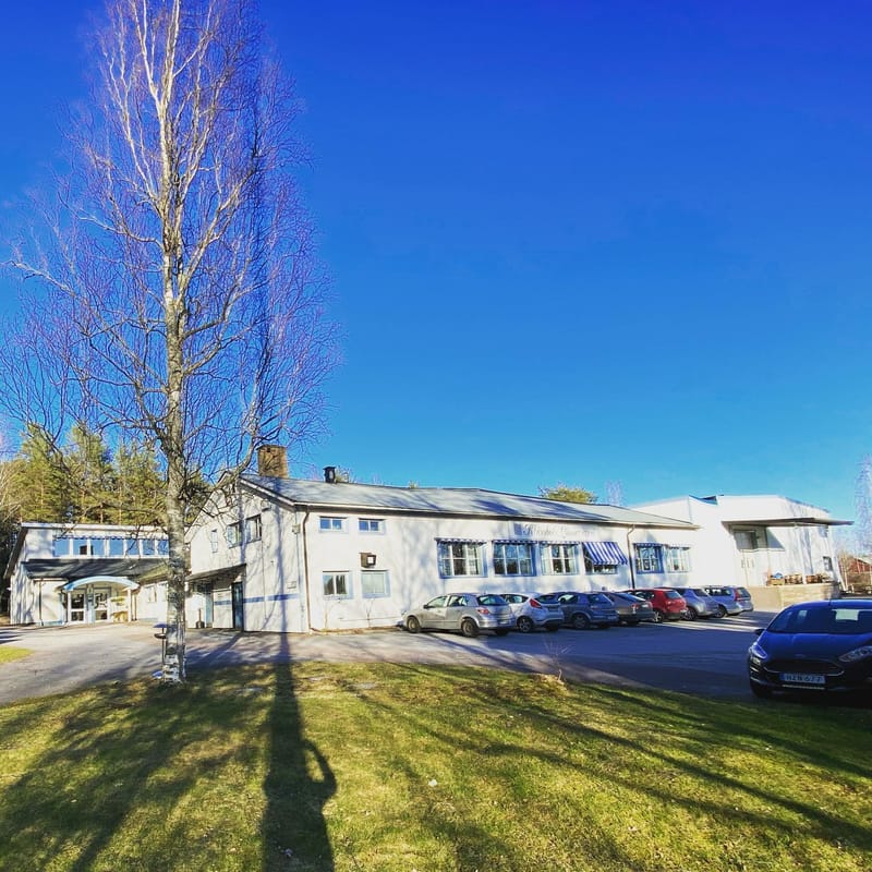 Ställplatser för husbilar vid Klässbols Linneväveri