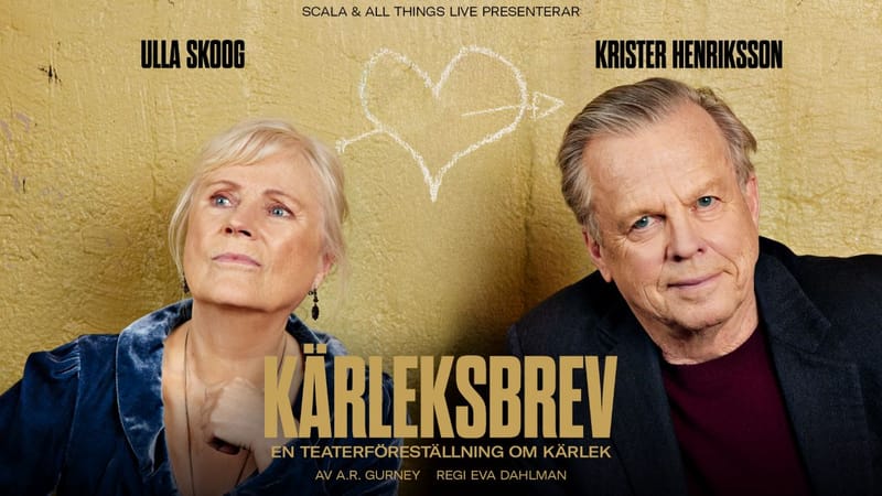 Bild till evenamnget Kärleksbrev med Ulla Skoog och Krister Henriksson