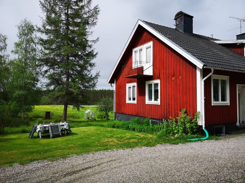 Lägenhet i hus i Silvergruvan Hällefors