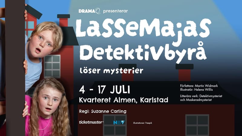 Bild till evenamnget LasseMajas Detektivbyrå löser mysterier