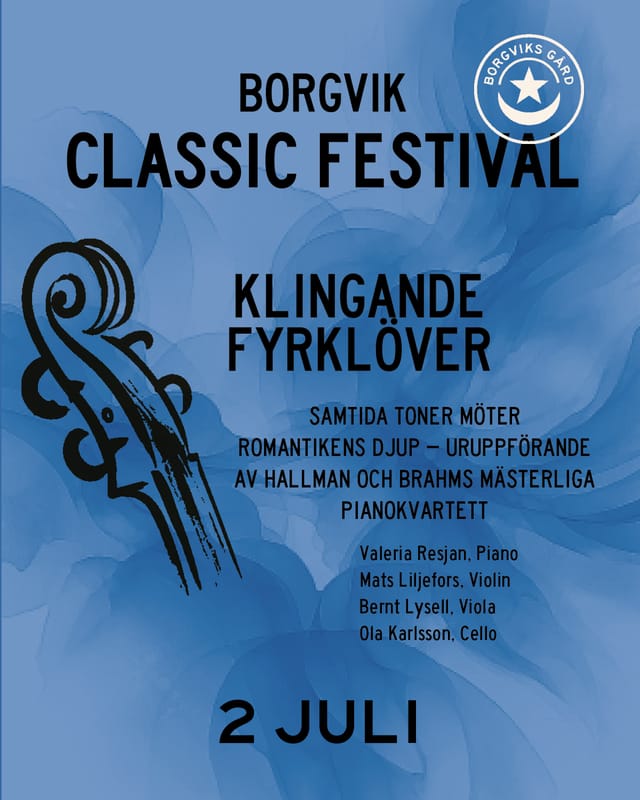 Bild till evenamnget Borgvik Classic Festival 2026- Klingande fyrklöver