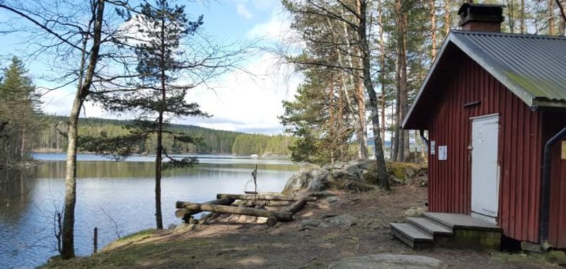 Övernattningsstugor i Glaskogens Naturreservat