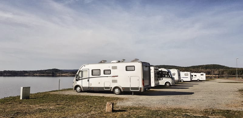 Ställplatser för husbilar i Arvika Småbåtshamn
