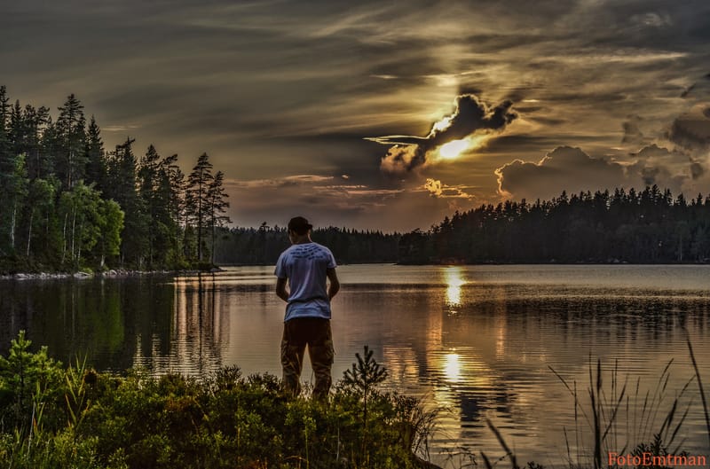Fiske vid Skogstjärn