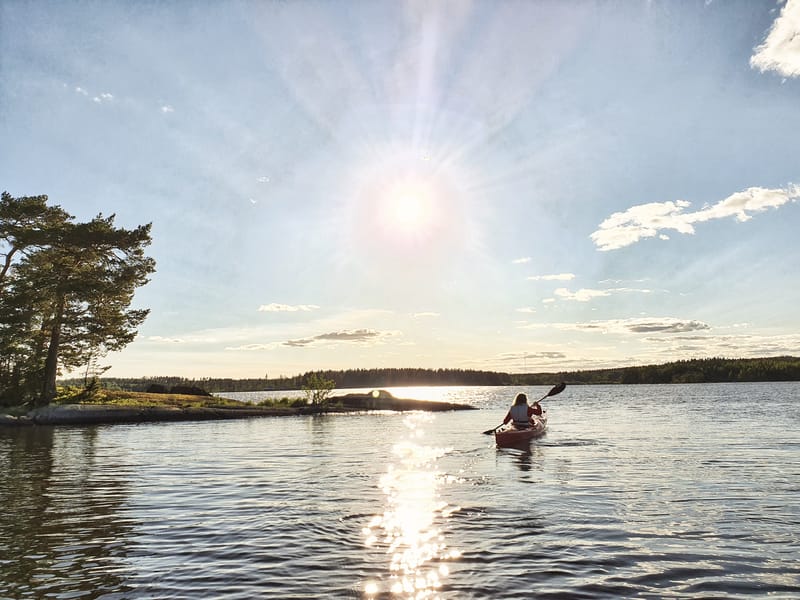 Paddla på Bergslagskanalen