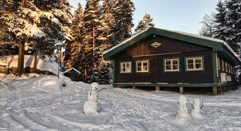 Vintersportaktiviteter vid Djerfstugan