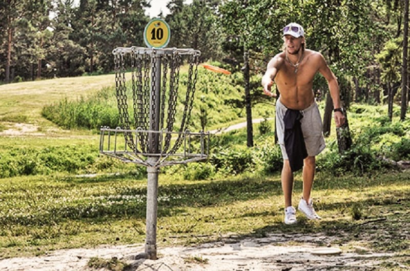 Discgolf/frisbeegolf på Skutberget