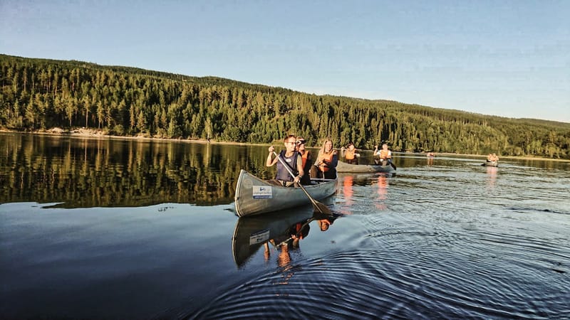 Kanotuthyrning herrgårdscamping